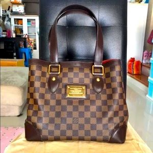 🦄🦄 Louis Vuitton Damier Ebene Hampstead MM Shoulder bag🌸🌸